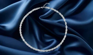 Dây Chuyền Xoắn Vàng Trắng