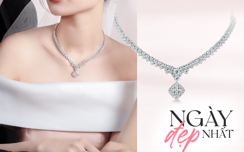 Bộ Trang Sức Vàng Trắng Dành Riêng Cho Cô Dâu: Lựa Chọn Hoàn Hảo Cho Ngày Trọng Đại