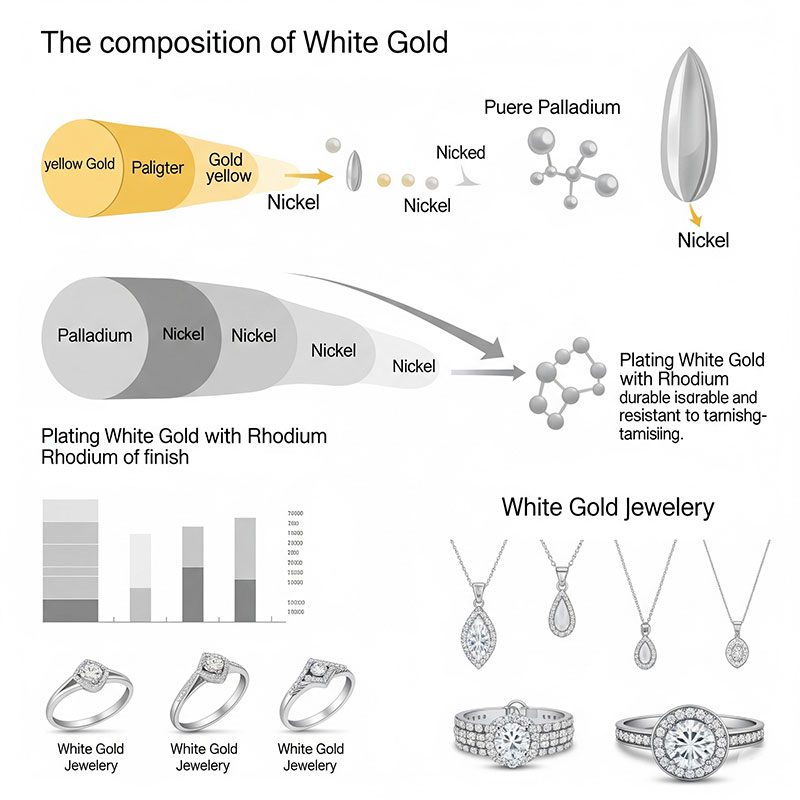 Trang Sức Vàng Trắng: Nét Chấm Phá Tinh Khôi Và Sang Trọng Cho Vẻ Đẹp Hiện Đại 2 Vàng Trắng Là Gì